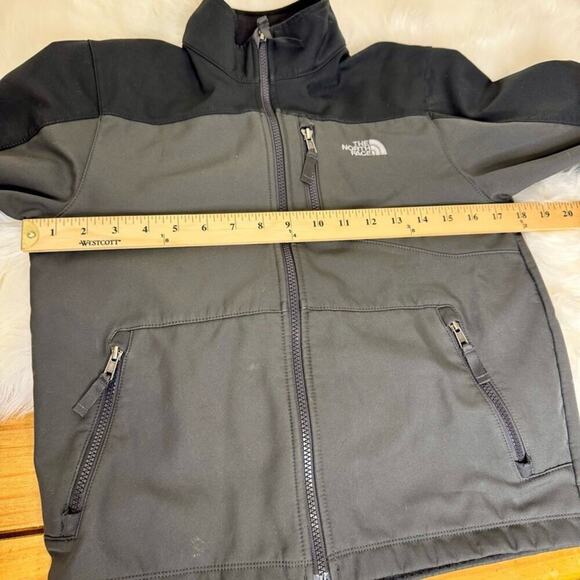 The North Face Kids MEDIUM Black Gray Jacket Coat Girl Boy Rain Snow - Picture 10 of 11